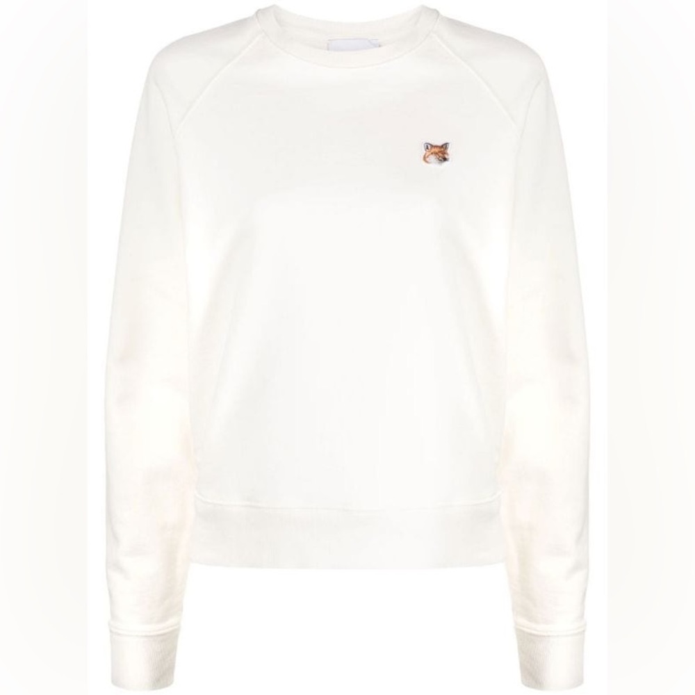 Maison Kitsuné fox patch sweatshirt Sz S